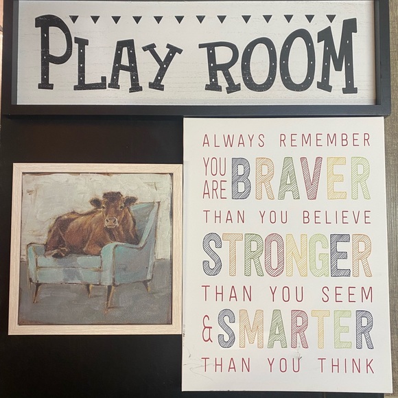 Hobby Lobby Wall Decor Playroom Wall Decor Poshmark